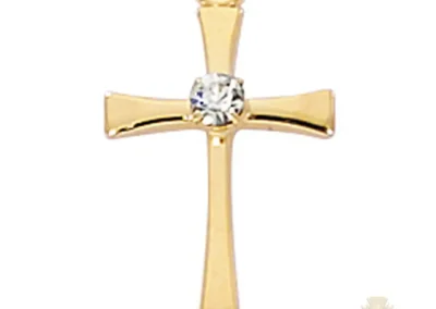 Gold over Sterling Silver Cross