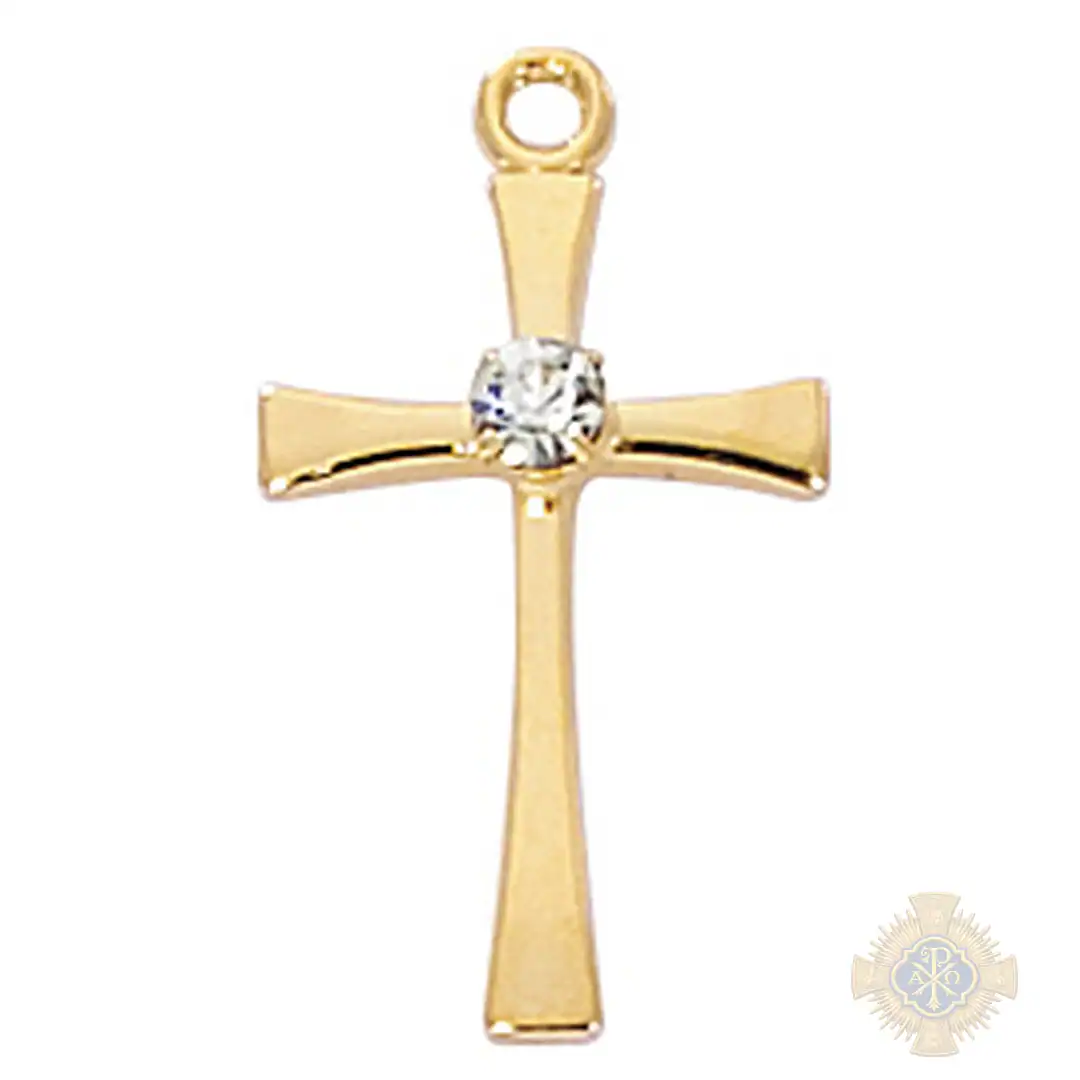 Gold over Sterling Silver Cross Gold over Sterling Silver Cross