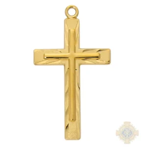 Gold over Sterling Silver Cross
