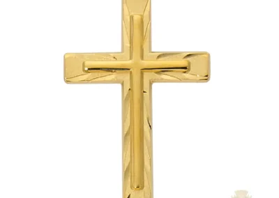 Gold over Sterling Silver Cross