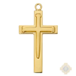 Gold over Sterling Silver Cross