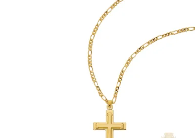 Gold over Sterling Silver Cross