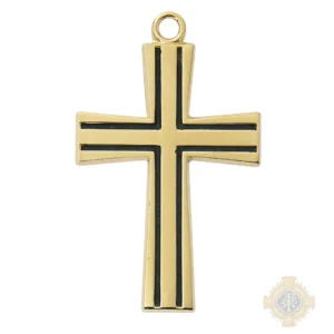 Gold over Sterling Silver Cross Pendant