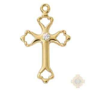Gold over Sterling Silver Cross