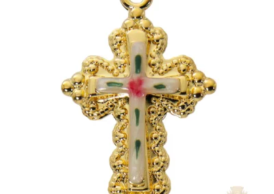 Gold over Sterling Silver Cross