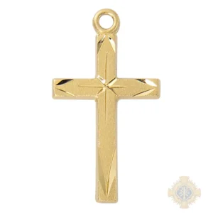 Gold over Sterling Silver Cross
