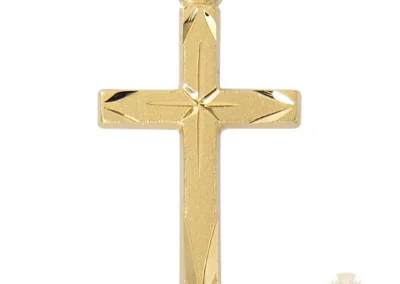 Gold over Sterling Silver Cross