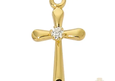 Gold over Sterling Silver Cross