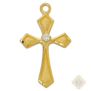 Gold over Sterling Silver Cross