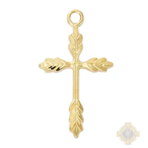Gold over Sterling Silver Cross Pendant
