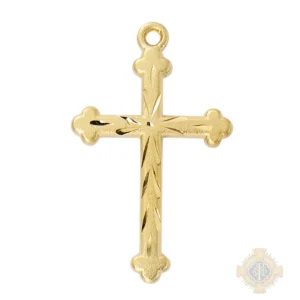 Gold over Sterling Silver Cross