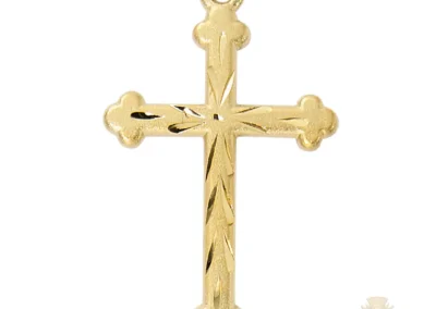 Gold over Sterling Silver Cross