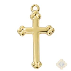 Gold over Sterling Silver Cross