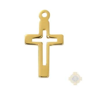 Gold over Sterling Silver Cross