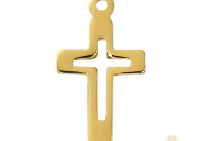 Gold over Sterling Silver Cross