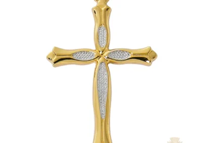 Gold over Sterling Silver Cross