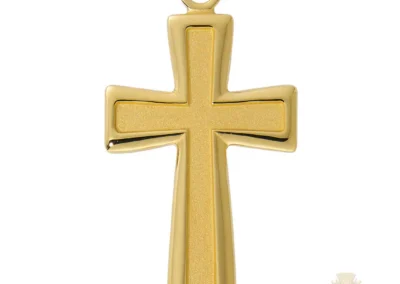 Gold over Sterling Silver Cross