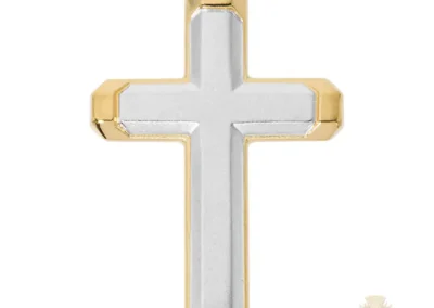 Gold over Sterling Silver Cross
