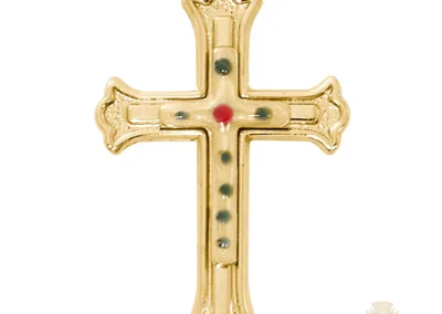 Gold over Sterling Silver Cross