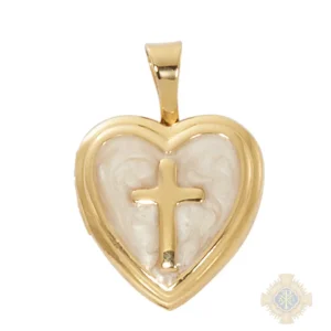 Gold over Sterling Silver Cross