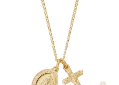 Gold over Sterling Silver Cross