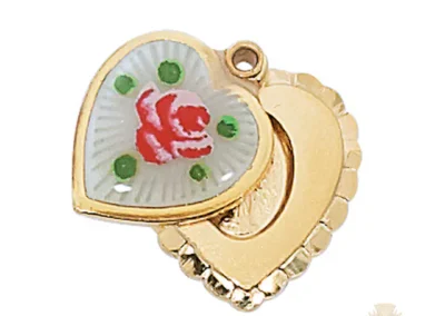 Gold over Sterling Silver Miraculous Medal Pendant