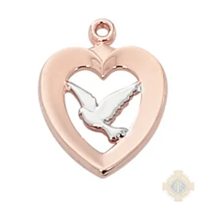 Rose Gold over Sterling Silver Pendant