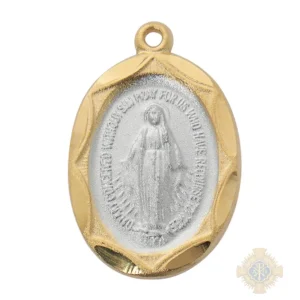 Sterling Silver Miraculous Medal Pendant