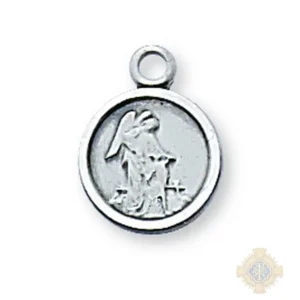 Sterling Silver Guardian Angel Pendant