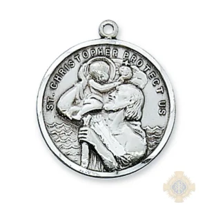 Sterling Silver St. Christopher Pendant