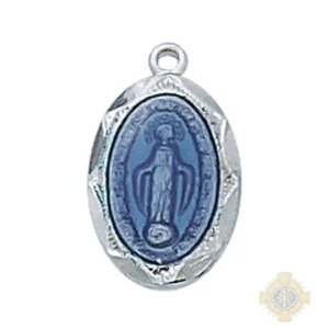 Sterling Silver Miraculous Medal Pendant