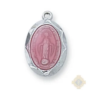 Sterling Silver Miraculous Medal Pendant