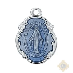 Sterling Silver Miraculous Medal Pendant