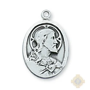 Sterling Silver Scapular Pendant