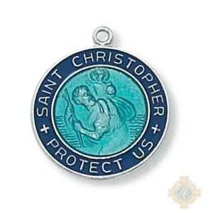 Sterling Silver St. Christopher Pendant
