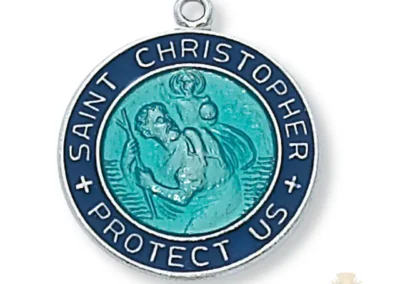 Sterling Silver St. Christopher Pendant