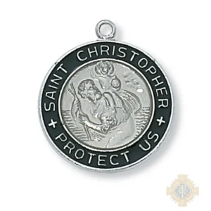 Sterling Silver St. Christopher Pendant