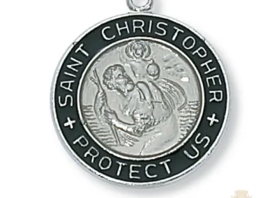 Sterling Silver St. Christopher Pendant