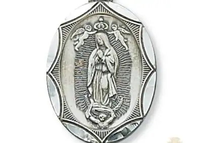 Sterling Silver Our Lady of Guadalupe Pendant
