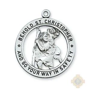 Sterling Silver St. Christopher Pendant