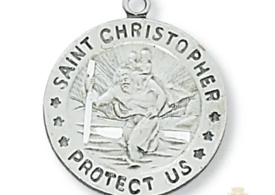 Sterling Silver St. Christopher Pendant