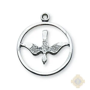 Sterling Silver Holy Spirit Pendant