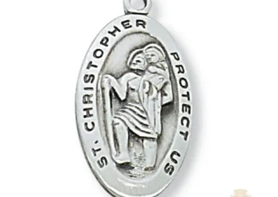 Sterling Silver St. Christopher Pendant