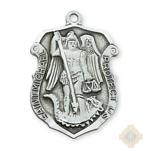 Sterling Silver St. Michael Pendant