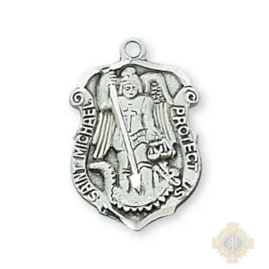 Sterling Silver St. Michael Pendant