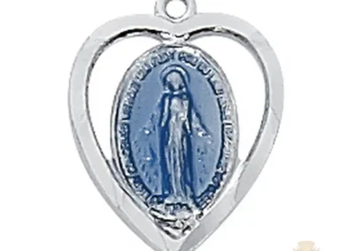 Sterling Silver Miraculous Medal Pendant