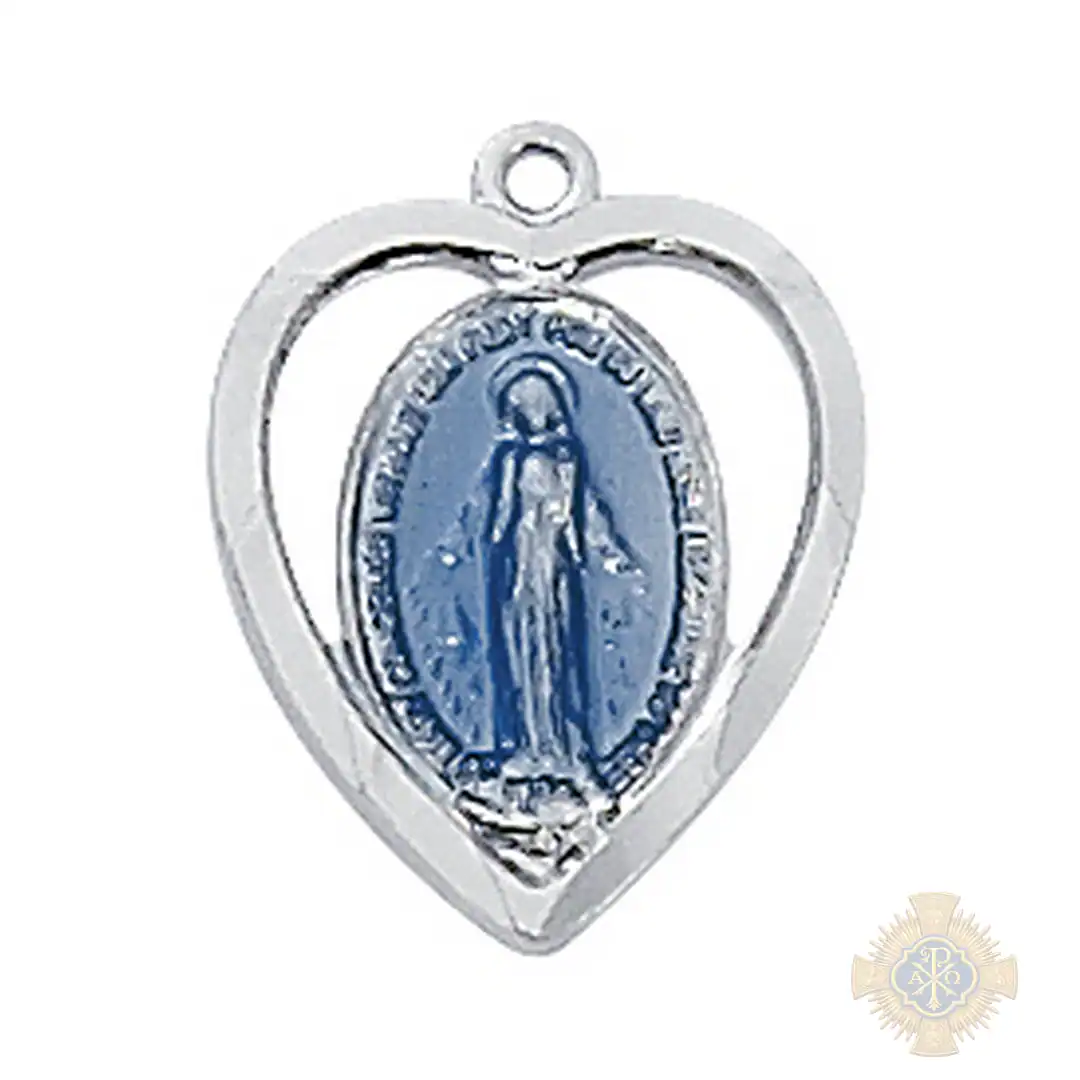 Sterling Silver Miraculous Medal Pendant Sterling Silver Miraculous Medal Pendant