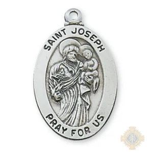 Sterling Silver St. Joseph Pendant