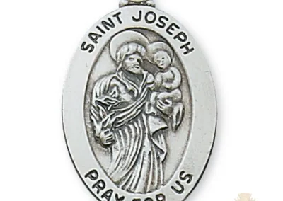 Sterling Silver St. Joseph Pendant