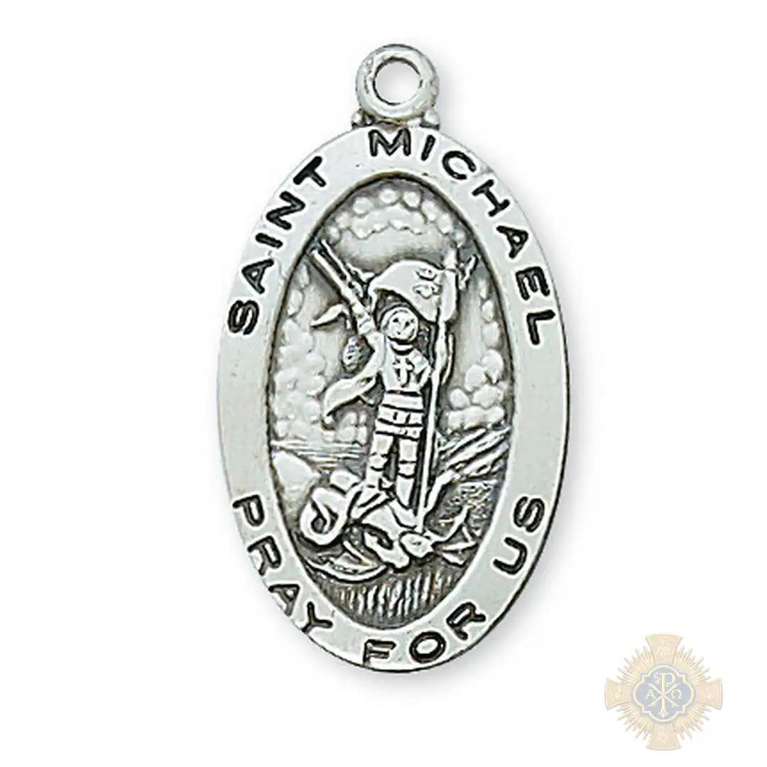 Sterling Silver St. Michael Pendant Sterling Silver St. Michael Pendant